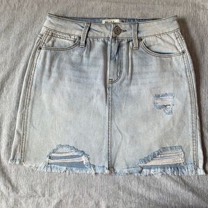 COPY - Light wash denim skirt 5